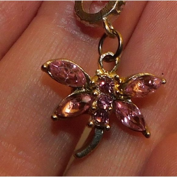 Pink Dragonfly Necklace - Picture 7 of 7